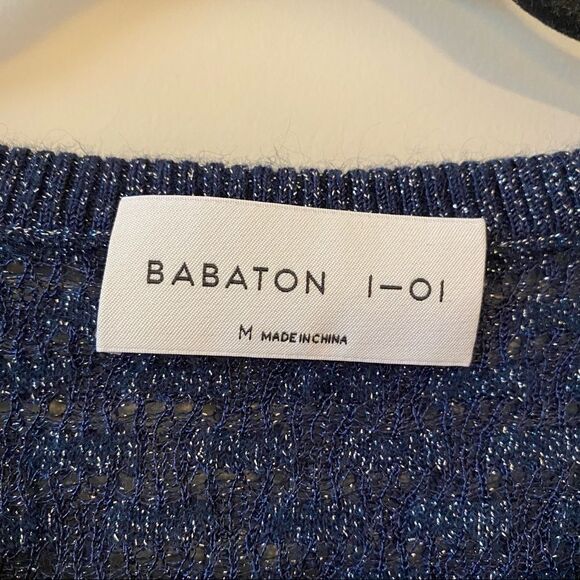Babaton - Navy Metallic Sweater - Picture 15 of 15